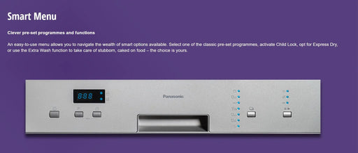 Panasonic Dishwasher Freestanding Dishwasher - Stainless Steel - LX2001 - Homewares, Outdoor, Phone Accessories, Cases, Speakers, Headphones + More -