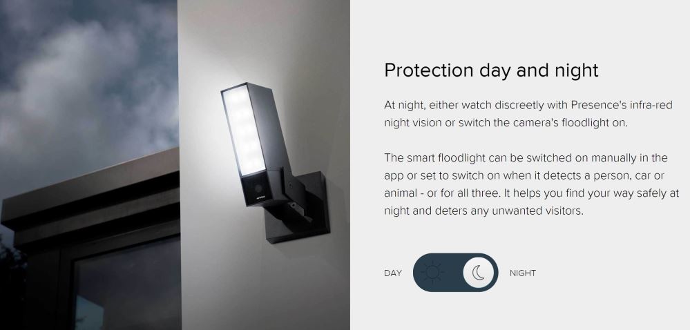 NETATMO Presence - Outdoor Security Camera with People, Car & Animal Detection
