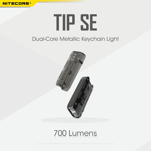 Nitecore 700 LUMEN Rechargeable KeyChain FlashLight Light - Black - LX2001 - Homewares, Outdoor, Phone Accessories, Cases, Speakers, Headphones + More -