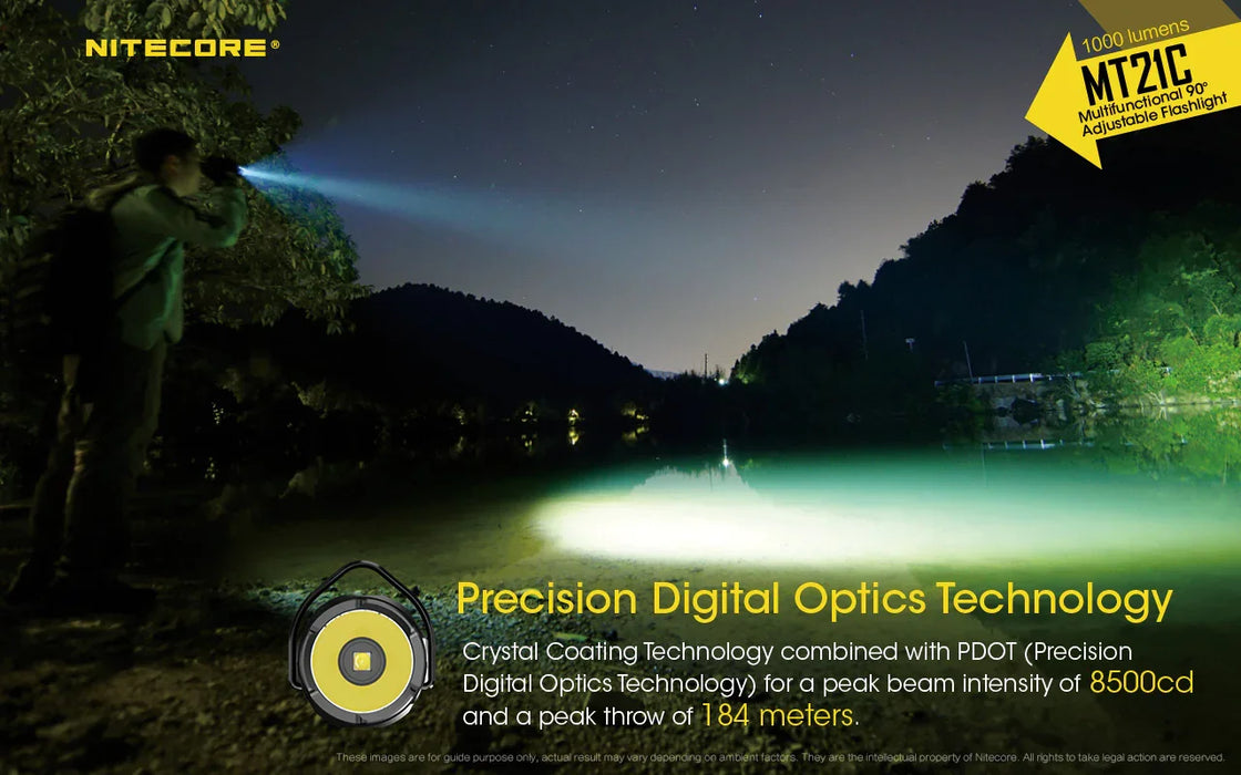 Nitecore MT21C Periscope Torch - LX2001 - Homewares, Outdoor, Phone Accessories, Cases, Speakers, Headphones + More -