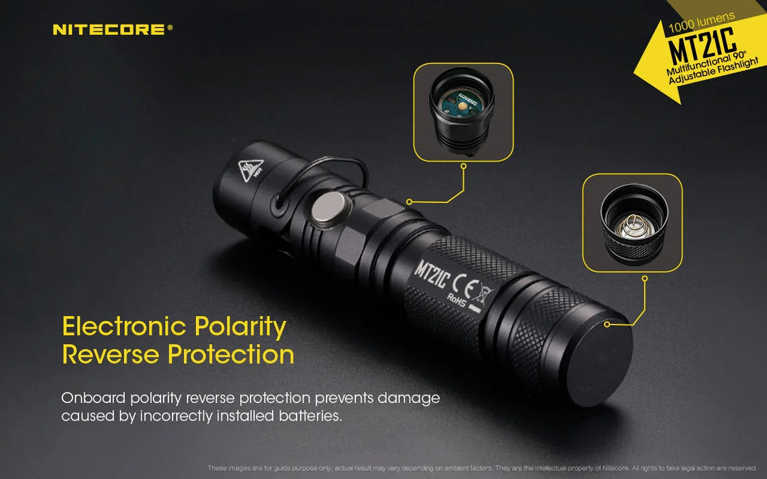 Nitecore MT21C Periscope Torch - LX2001 - Homewares, Outdoor, Phone Accessories, Cases, Speakers, Headphones + More -