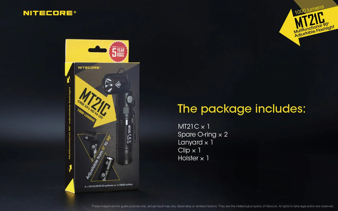 Nitecore MT21C Periscope Torch - LX2001 - Homewares, Outdoor, Phone Accessories, Cases, Speakers, Headphones + More -