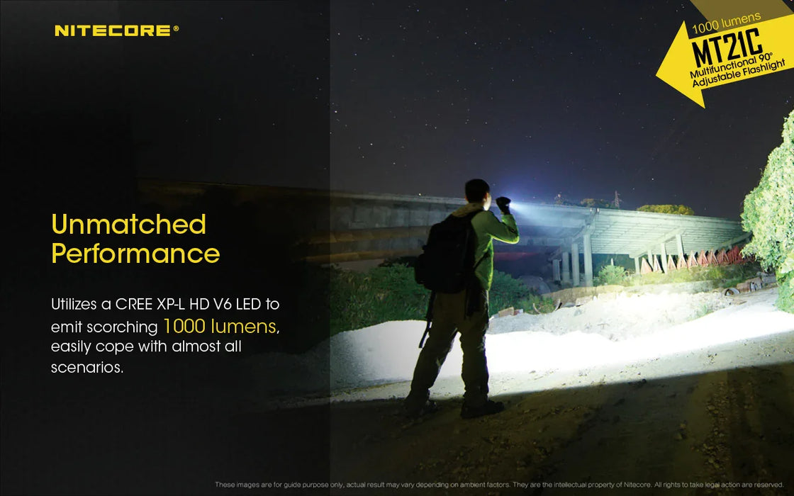 Nitecore MT21C Periscope Torch - LX2001 - Homewares, Outdoor, Phone Accessories, Cases, Speakers, Headphones + More -