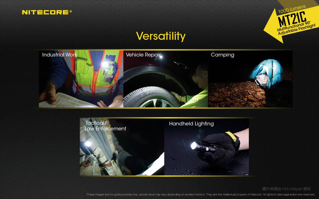 Nitecore MT21C Periscope Torch - LX2001 - Homewares, Outdoor, Phone Accessories, Cases, Speakers, Headphones + More -