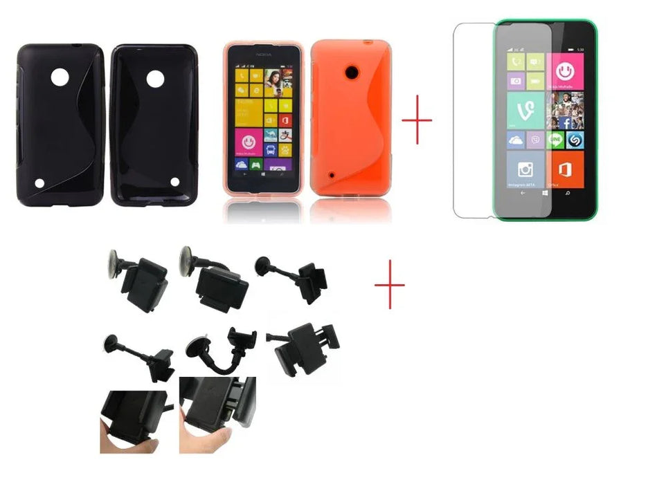Nokia Lumia 530 Gel Case Car Kit Holder - LX2001 - Homewares, Outdoor, Phone Accessories, Cases, Speakers, Headphones + More -