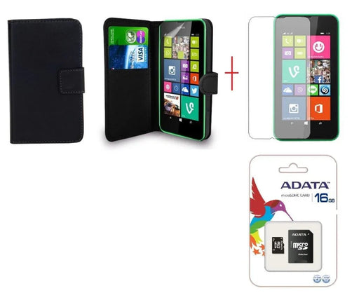 Nokia Lumia 530 Leather Case 16GB MicroSD Card - LX2001 - Homewares, Outdoor, Phone Accessories, Cases, Speakers, Headphones + More -