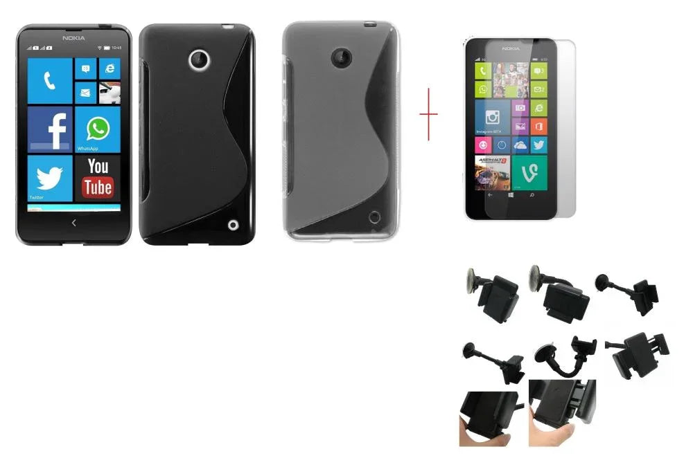 Nokia Lumia 635 Gel Case Car Kit Holder - LX2001 - Homewares, Outdoor, Phone Accessories, Cases, Speakers, Headphones + More -