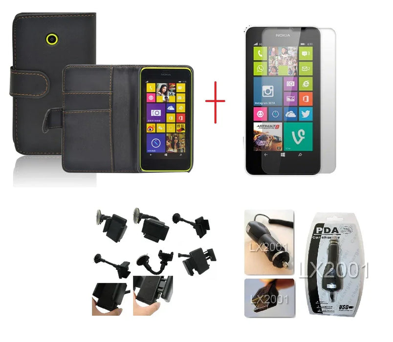 Nokia Lumia 635 Leather Charger Holder - LX2001 - Homewares, Outdoor, Phone Accessories, Cases, Speakers, Headphones + More -