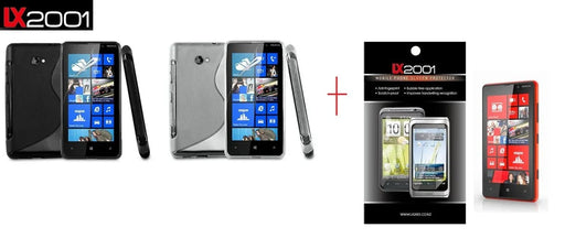 Nokia Lumia 820 Case + Screen Protector - LX2001 - Homewares, Outdoor, Phone Accessories, Cases, Speakers, Headphones + More -