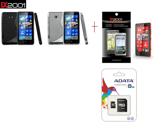 Nokia Lumia 820 Case + 8GB MicroSD Card + SP - LX2001 - Homewares, Outdoor, Phone Accessories, Cases, Speakers, Headphones + More -