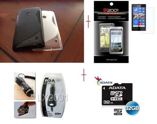 Nokia Lumia 520 Case Car Charger 32GB MicroSD - LX2001 - Homewares, Outdoor, Phone Accessories, Cases, Speakers, Headphones + More -