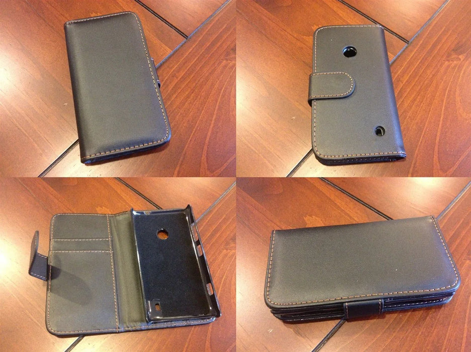 Nokia Lumia 520 Wallet Leather Case - LX2001 - Homewares, Outdoor, Phone Accessories, Cases, Speakers, Headphones + More -