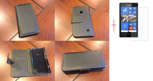 Nokia Lumia 520 Leather Case + Screen Protector - LX2001 - Homewares, Outdoor, Phone Accessories, Cases, Speakers, Headphones + More -