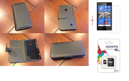 Nokia Lumia 520 Leather Case SP 16GB MicroSD Card - LX2001 - Homewares, Outdoor, Phone Accessories, Cases, Speakers, Headphones + More -