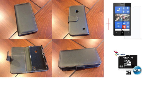 Nokia Lumia 520 Leather Case SP 32GB MicroSD Card - LX2001 - Homewares, Outdoor, Phone Accessories, Cases, Speakers, Headphones + More -