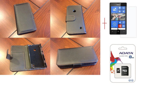 Nokia Lumia 520 Leather Case SP 8GB MicroSD Card - LX2001 - Homewares, Outdoor, Phone Accessories, Cases, Speakers, Headphones + More -