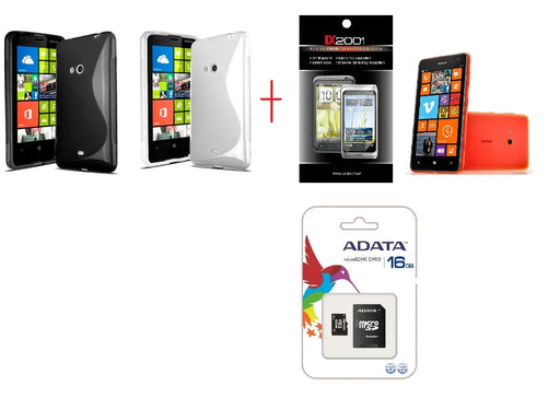 Nokia Lumia 625 Case Screen Protector 16GB MicoSD - LX2001 - Homewares, Outdoor, Phone Accessories, Cases, Speakers, Headphones + More -