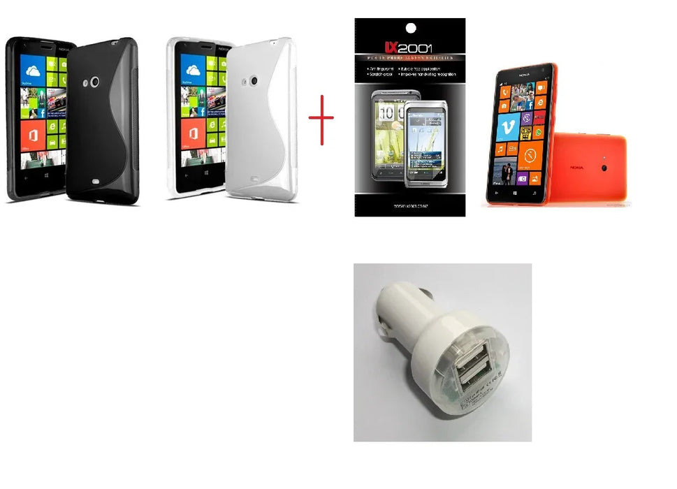 Nokia Lumia 625 Gel Case Dual USB Car Charger SP - LX2001 - Homewares, Outdoor, Phone Accessories, Cases, Speakers, Headphones + More -