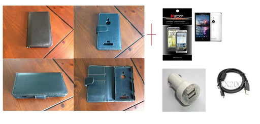 Nokia Lumia 925 Leather Case Car Charger PC Cable - LX2001 - Homewares, Outdoor, Phone Accessories, Cases, Speakers, Headphones + More -