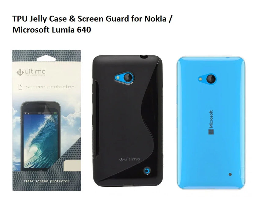 Nokia Lumia 640 Gel Case Screen Protector - LX2001 - Homewares, Outdoor, Phone Accessories, Cases, Speakers, Headphones + More -
