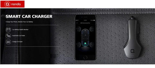 Nonda ZUS Car Charger & Smart Car Locator ZU33BKRN - LX2001 - Homewares, Outdoor, Phone Accessories, Cases, Speakers, Headphones + More -