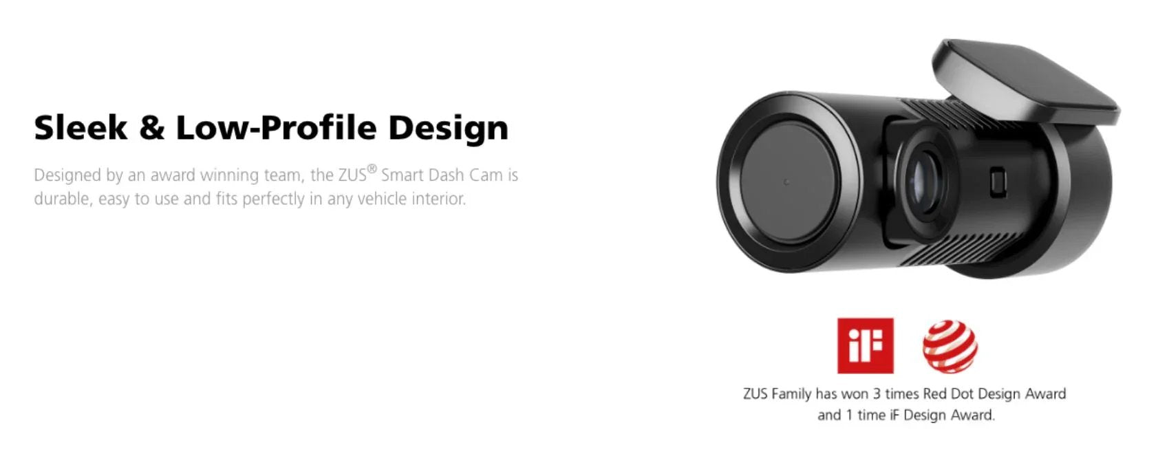 Nonda ZUS Smart Dash Cam Camera ZUDCBKSNA - LX2001 - Homewares, Outdoor, Phone Accessories, Cases, Speakers, Headphones + More -