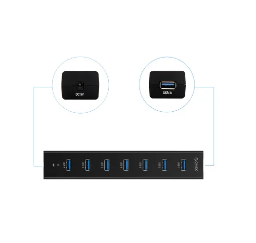 Orico 7 Port USB Power Charger H7013-U3 - LX2001 - Homewares, Outdoor, Phone Accessories, Cases, Speakers, Headphones + More -