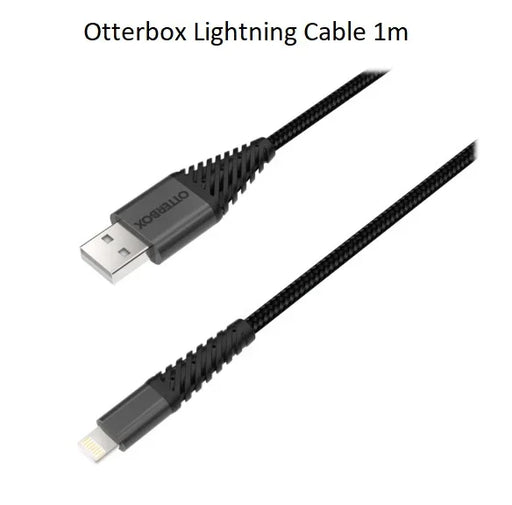 OtterBox Lightning Cable 1m Length - Black 78-51253 660543413059 - LX2001 - Homewares, Outdoor, Phone Accessories, Cases, Speakers, Headphones + More -