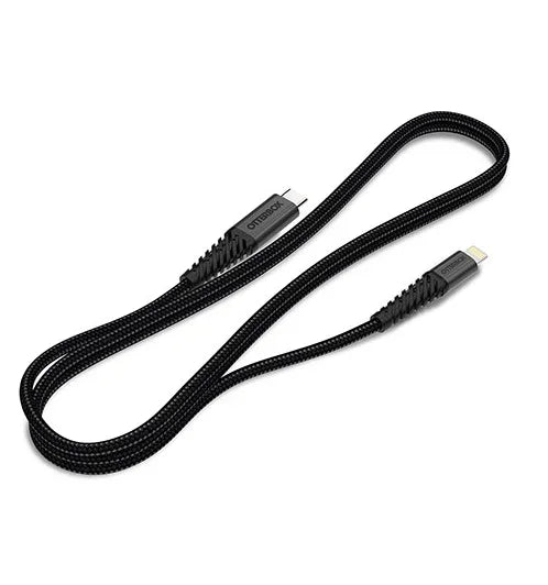 OtterBox USB-C to Lightning Cable 1M - Black 78-52294 660543529200 - LX2001 - Homewares, Outdoor, Phone Accessories, Cases, Speakers, Headphones + More -