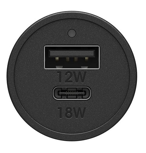 Otterbox 18W PD USB-C & 12W USB-A Fast Charge Dual Car Charger - Black Shimmer 78-52545 840104211939
