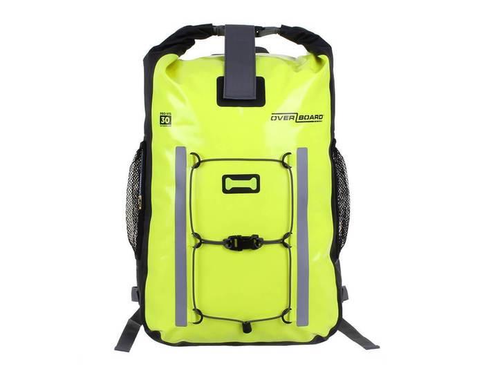 OverBoard Pro-Vis Waterproof Backpack 30 Litre - Hi-Vis Yellow OB1147HVY - LX2001 - Homewares, Outdoor, Phone Accessories, Cases, Speakers, Headphones + More -