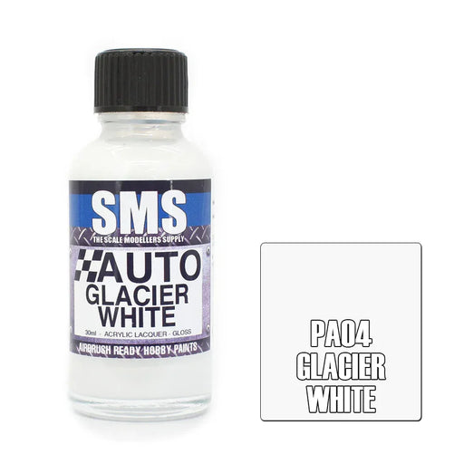 Airbrush Paint 30Ml Auto Colour Glacier White Scale Modellers Supply - LX2001 - Homewares, Outdoor, Phone Accessories, Cases, Speakers, Headphones + More -