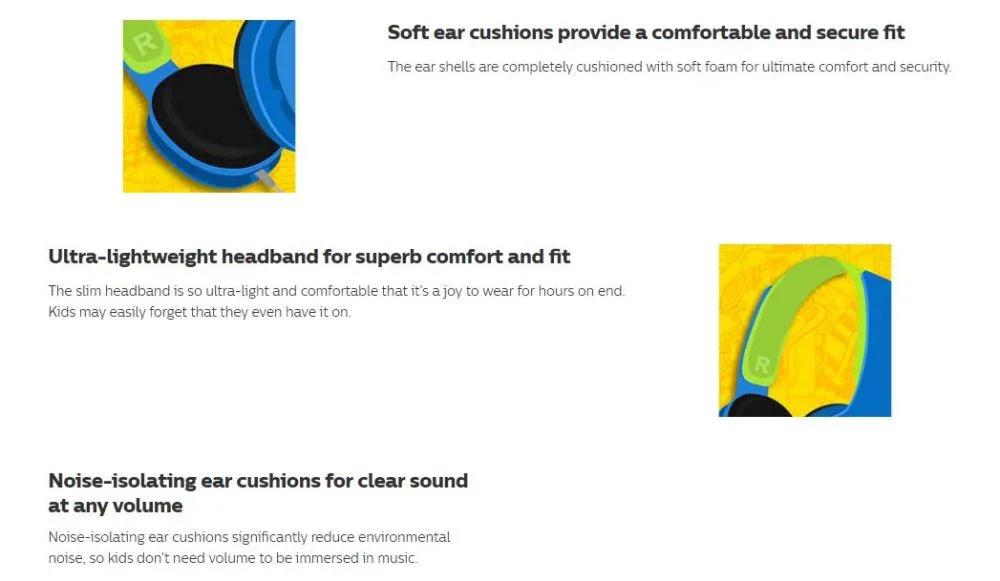 Philips Kids On Ear Headphones SHK2000 - LX2001 - Homewares, Outdoor, Phone Accessories, Cases, Speakers, Headphones + More -