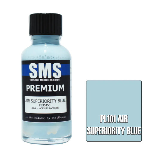 Air Brush paint 30ML PREMIUM AIR SUPERIORITY BLUE ACRYLIC lacquer - LX2001 - Homewares, Outdoor, Phone Accessories, Cases, Speakers, Headphones + More -