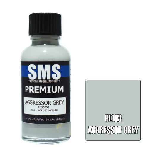 Air Brush paint 30ML PREMIUM AGGRESSOR GREY ACRYLIC lacquer - LX2001 - Homewares, Outdoor, Phone Accessories, Cases, Speakers, Headphones + More -