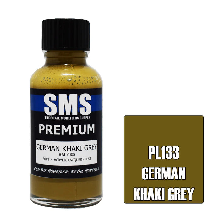 Air Brush paint 30ML PREMIUM GERMAN KHAKI GREY ACRYLIC lacquer - LX2001 - Homewares, Outdoor, Phone Accessories, Cases, Speakers, Headphones + More -