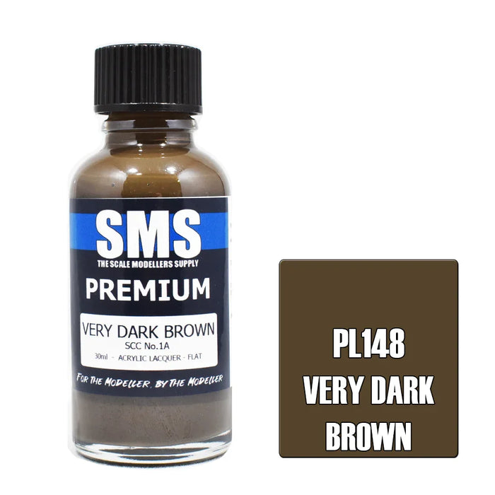 Air Brush paint 30ML PREMIUM VERY DARK BROWN SCC NO.1A ACRYLIC lacquer - LX2001 - Homewares, Outdoor, Phone Accessories, Cases, Speakers, Headphones + More -