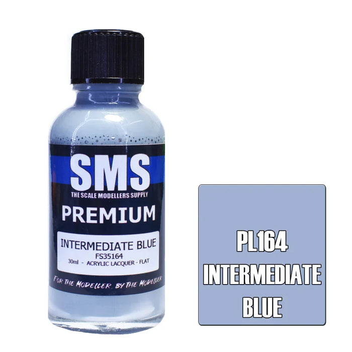 Air Brush paint 30ML PREMIUM INTERMEDIATE BLUE ACRYLIC lacquer - LX2001 - Homewares, Outdoor, Phone Accessories, Cases, Speakers, Headphones + More -