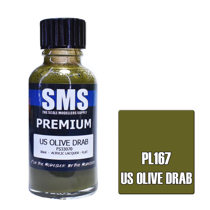 Air Brush paint 30ML PREMIUM US OLIVE DRAB ACRYLIC lacquer - LX2001 - Homewares, Outdoor, Phone Accessories, Cases, Speakers, Headphones + More -
