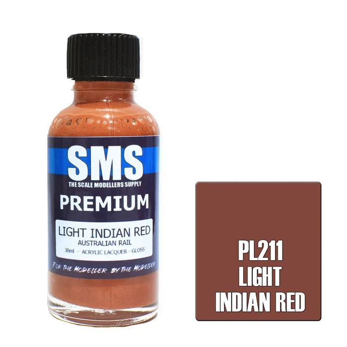Air Brush paint 30ML PREMIUM LIGHT INDIAN RED ACRYLIC lacquer - LX2001 - Homewares, Outdoor, Phone Accessories, Cases, Speakers, Headphones + More -