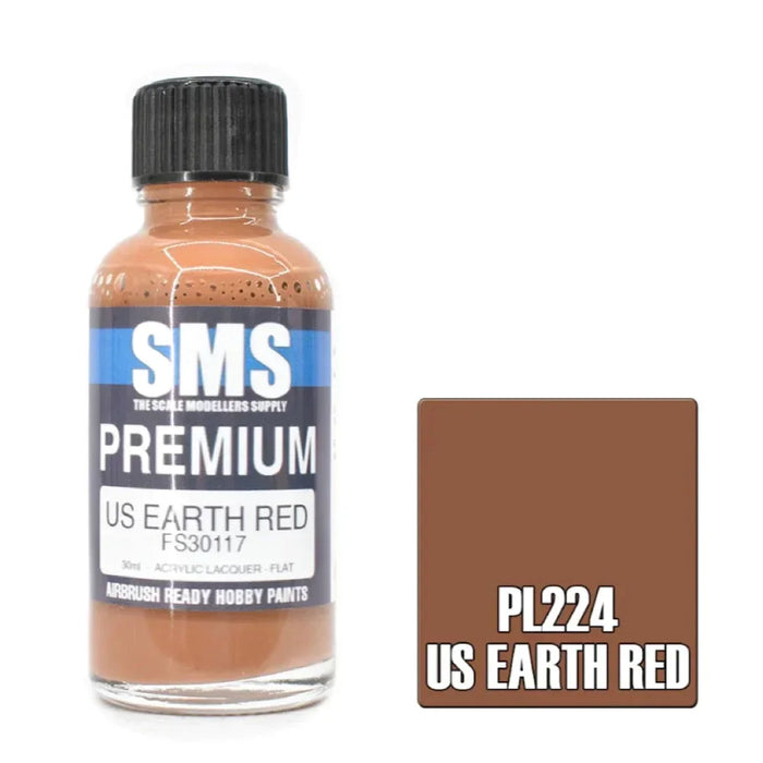 Airbrush Paint 30Ml Premium Us Earth Red Acrylic Lacquer Scale Modellers Supply - LX2001 - Homewares, Outdoor, Phone Accessories, Cases, Speakers, Headphones + More -