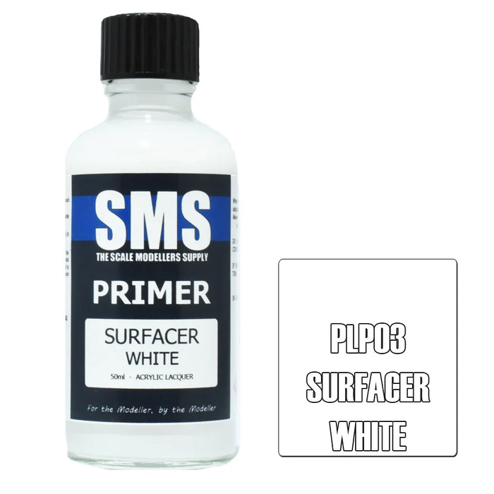 Air Brush paint 50ML PRIMER SURFACER WHITE ACRYLIC lacquer - LX2001 - Homewares, Outdoor, Phone Accessories, Cases, Speakers, Headphones + More -