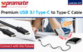 PROMATE 1M USB3.1 Type-C to Type-C UNILINK-CC.BLK 5