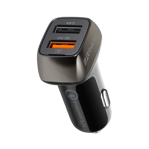 PROMATE 30W Dual USB Car Charger w/ Qualcomm Quick Charge SCUD-30.BLK - LX2001 - Homewares, Outdoor, Phone Accessories, Cases, Speakers, Headphones + More -