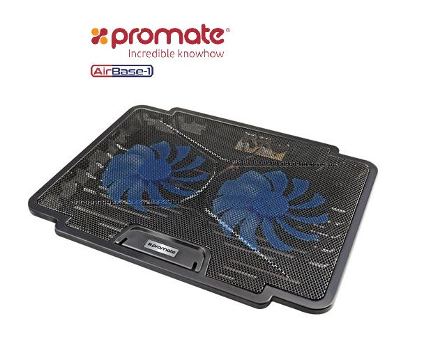 PROMATE AirBase-1 Laptop Coolspot Anywhere Ultra Cooling Pad AIRBASE-1.BLK