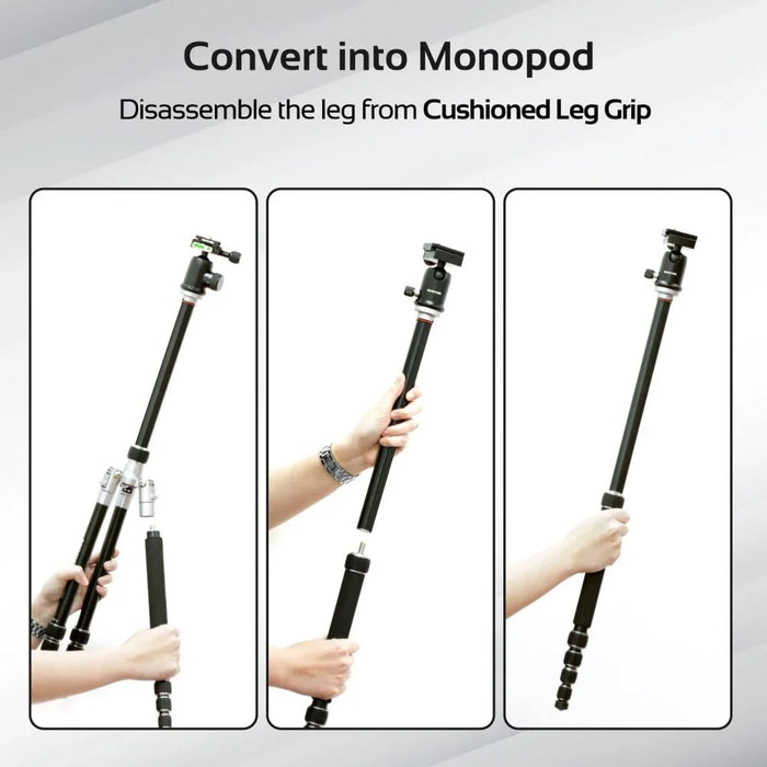 Promate Precise 160 Premium Professional Anodized Aluminium Travel Tripod PRECISE-160 - LX2001 - Homewares, Outdoor, Phone Accessories, Cases, Speakers, Headphones + More -