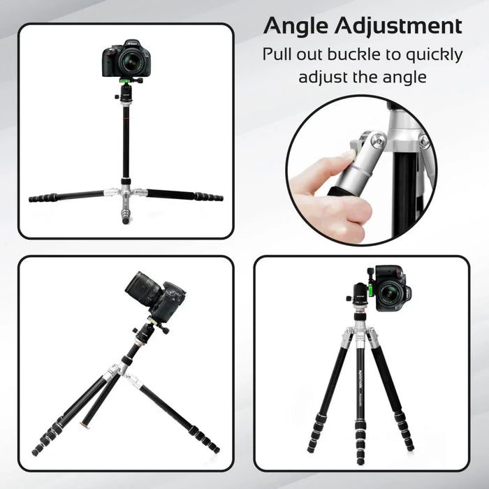 Promate Precise 160 Premium Professional Anodized Aluminium Travel Tripod PRECISE-160 - LX2001 - Homewares, Outdoor, Phone Accessories, Cases, Speakers, Headphones + More -