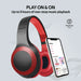 PROMATE Deep Bass Bluetooth Wireless Over-Ear Headphones - Red LABOCA.RED - LX2001 - Homewares, Outdoor, Phone Accessories, Cases, Speakers, Headphones + More -