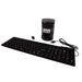 PROMATE Flexible USB Waterproof Keyboard - Black KEY-FOLDUSB02 - LX2001 - Homewares, Outdoor, Phone Accessories, Cases, Speakers, Headphones + More -