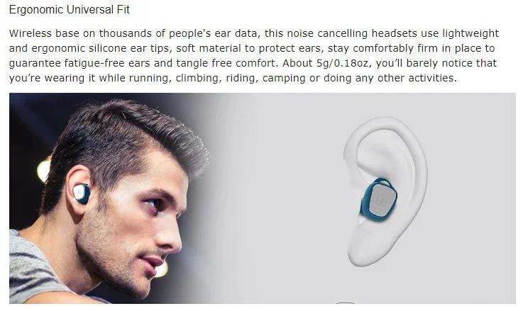 PROMATE True Stereo Bluetooth Earbuds w/ Portable Charging Case - White TRUEBLUE-2.WHT - LX2001 - Homewares, Outdoor, Phone Accessories, Cases, Speakers, Headphones + More -